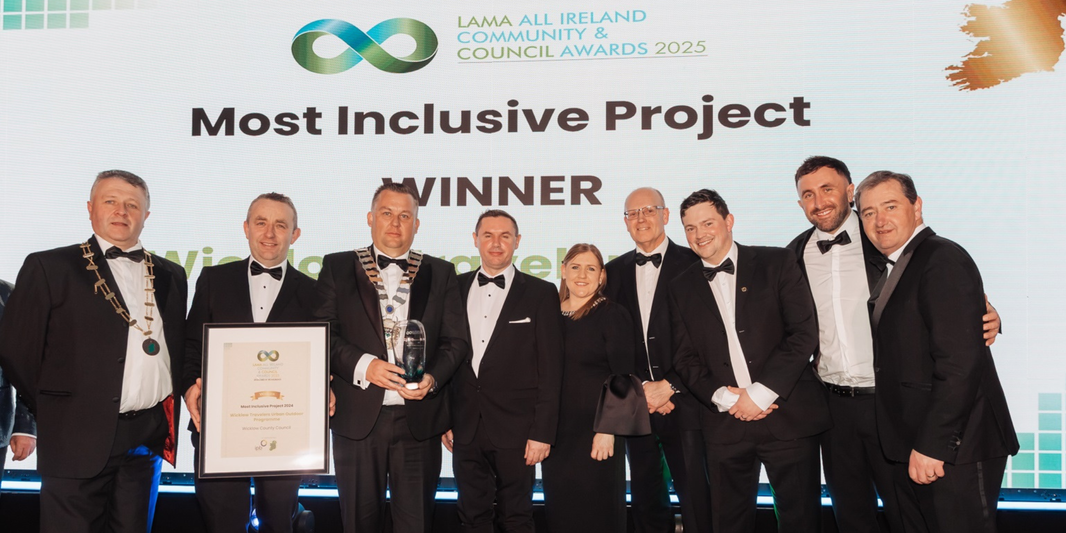 Damien Ryan Chairperson of LAMA, Cllr. Shane Langrell, Cllr. Paul O’ Brien, Pat Clark, Cllr. Avril Cronin, Michael Nicholson, Sean Keane, Brian Wildes and Cllr. Justin Moylan LAMA