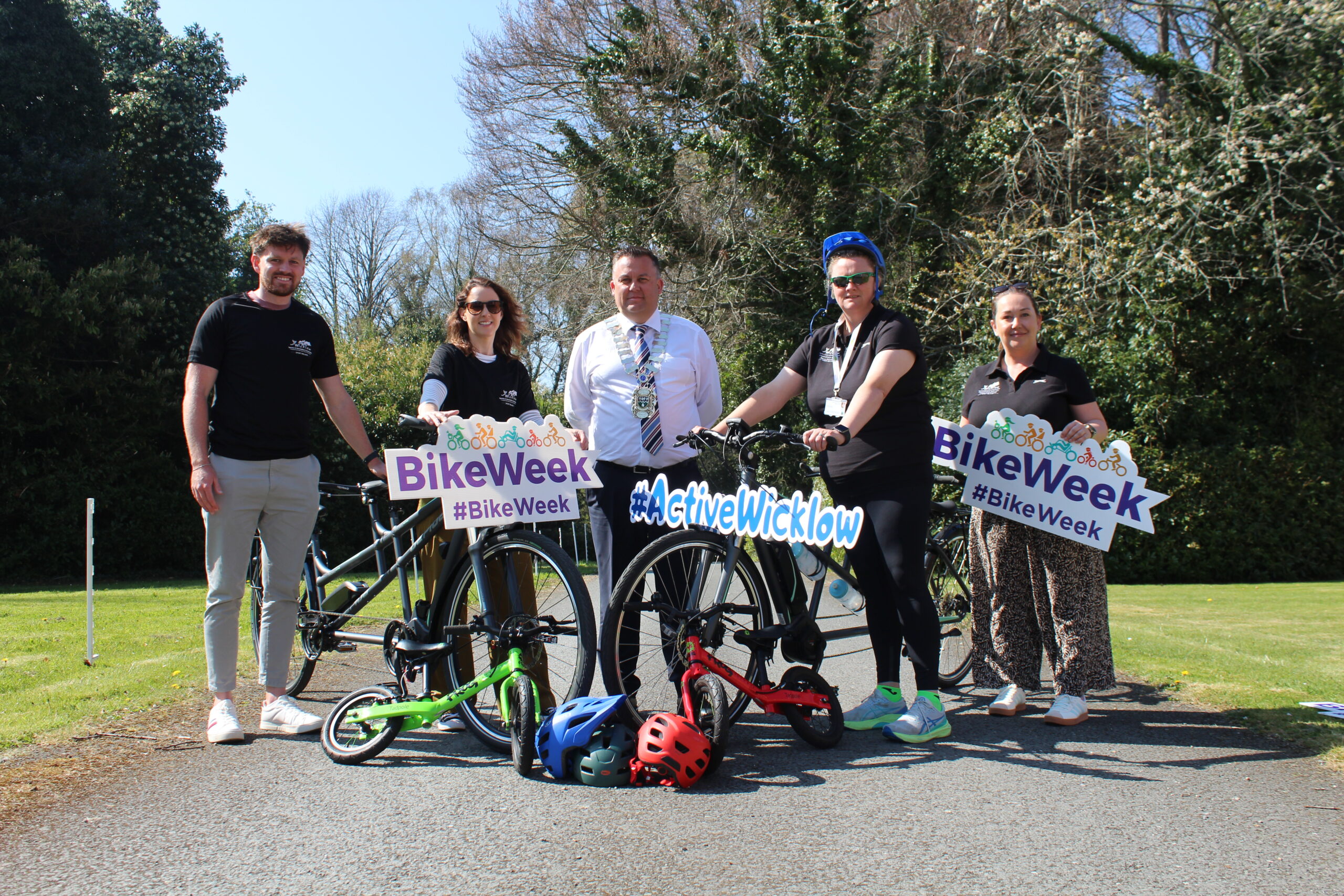 Adam Rochford, Denise O'Shea, Cllr Paul O'Brien, Ashley Wynne and Aisling Hubbard of Wicklow LSP